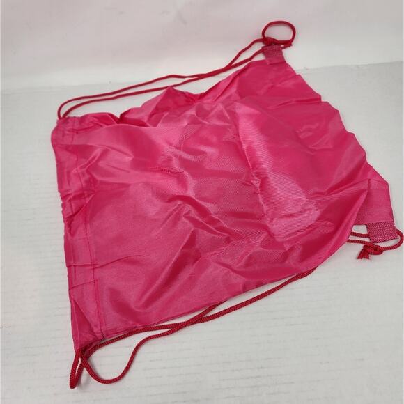 Breast Cancer Awareness Pink Drawstring Bags Set of 6 Girls Party 14 x 11 Inches - Picture 4 of 4